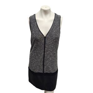 TART Collection Black Corin Dress Leather Rock Biker Boucle Edgy Alternative Med